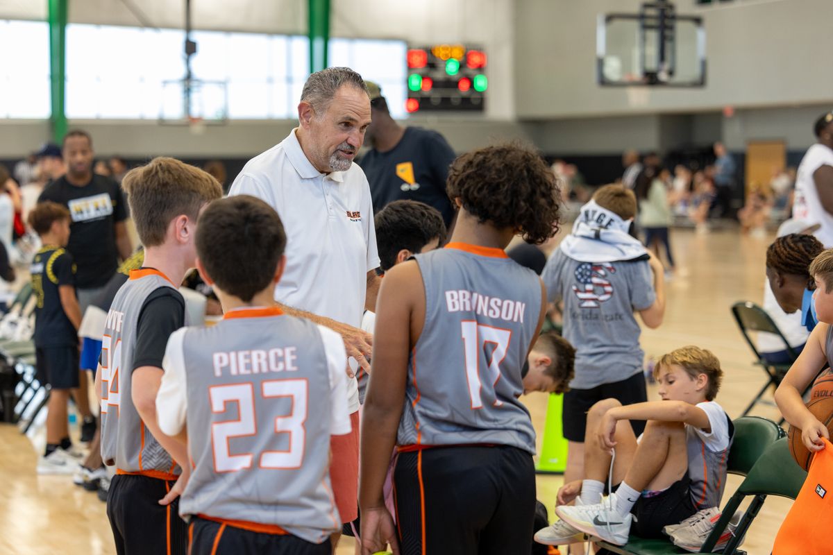 Blade Basketball coach on the sideline